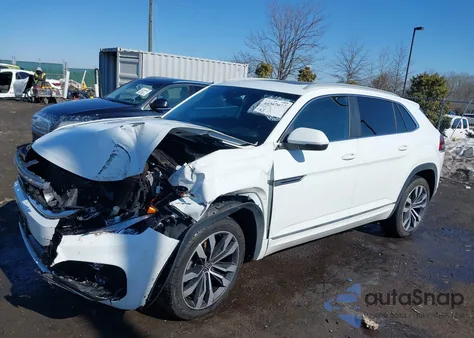 2020 Volkswagen Atlas Cross Sport 3.6L V6 Sel R-Line from USA, damaged, VIN 1V2RE2CA2LC230164